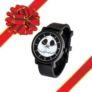Official The Nightmare Before Christmas Jack Skellington Black Strap Watch